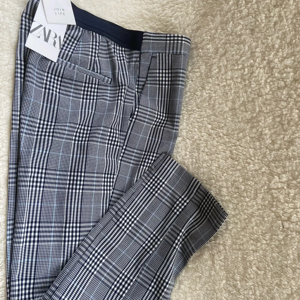 Zara stripe pants elastic back - Picture 3 of 7